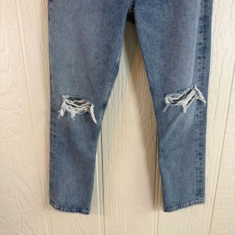 Agolde Riley High Rise Straight Crop Jeans - Picture 3 of 8